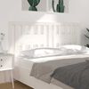 vidaXL Headboard White 146x4x100 cm Solid Wood Pine