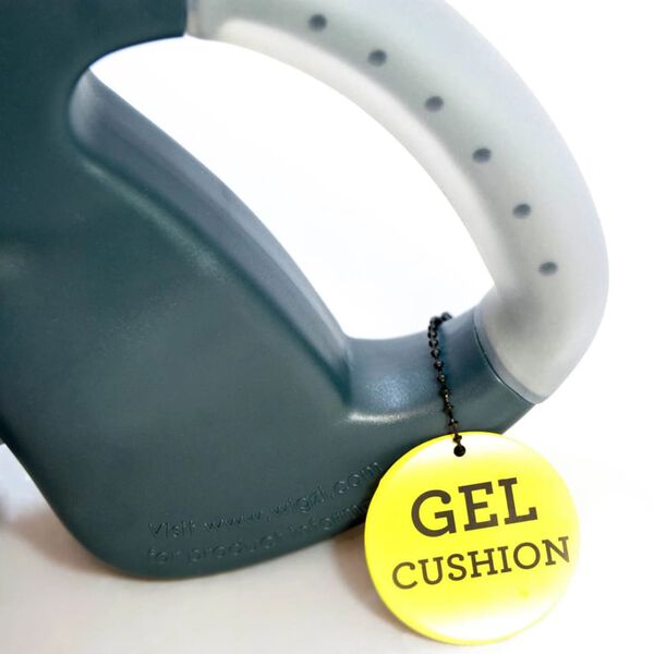 Wigzi Double Dog Retractable Leash 3.0 Gel Grey