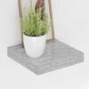 vidaXL Floating Wall Shelves 4 pcs Concrete Grey 23x23.5x3.8 cm MDF