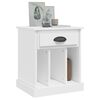 vidaXL Bedside Cabinets 2 pcs White 43x36x50 cm