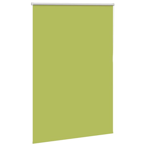 vidaXL Roller Blind Blackout Leaves Green 115x175 cm Fabric Width 110.7 cm Polyester