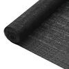 vidaXL Privacy Net Black 3.6x25 m HDPE 75 g/m&sup2;