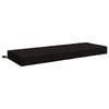 vidaXL Back Cushion SOEST 100% Polyester Black 120 x 40 x 10 cm