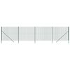 vidaXL Wire Mesh Fence Green 2x10 m Galvanised Steel