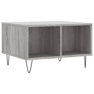 vidaXL Coffee Table Grey Sonoma 60x50x36.5 cm Engineered Wood