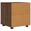 vidaXL Bathroom Cabinet Brown Oak 40.5 x 40 x 44 cm Engineered Wood