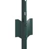 vidaXL Fence Post 11 pcs Green 80 cm Steel