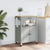 vidaXL Kitchen Trolley MONZA 60x40x88.5 cm Solid Wood Pine