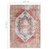 vidaXL Printed Rug Washable Foldable Multicolour 120x170 cm Polyester