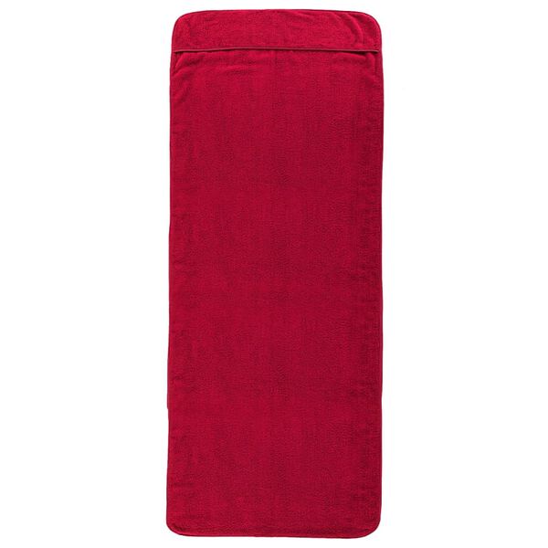 vidaXL Beach Towels 2 pcs Burgundy 60x135 cm Fabric 400 GSM