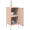 vidaXL Sideboards 2 pcs Pink 36x39x79 cm Steel