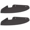 vidaXL Floating Shelf with Shelf 2 pcs Black 18 x 18 x 2 cm