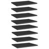 vidaXL Bookshelf Boards 8 pcs High Gloss Black 40x30x1.5 cm Engineered Wood
