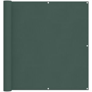 vidaXL Balcony Screen Dark Green 110 x 200 cm Oxford Fabric
