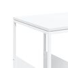 vidaXL Side Table White 55x36x59.5 cm Engineered Wood