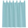 vidaXL Voile Curtains with Loops 2 pcs Turquoise 140x140 cm