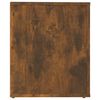 vidaXL Bedside Cabinet Smoked Oak 50x39x47 cm