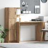 vidaXL Desk 2 pcs Artisan Oak