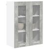 vidaXL Hanging Cabinet Concrete Grey 60 x 31 x 80 cm Engineered Wood