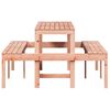 vidaXL Picnic Table 160x134x75 cm Solid Wood Douglas