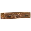 vidaXL Wall-mounted TV Cabinet 100x30x19 cm Solid Wood Reclaimed
