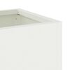 vidaXL Raised Garden Planter White 100 x 26 x 82 cm Steel