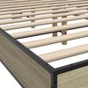 vidaXL Bed Frame without Mattress Sonoma Oak 120x200 cm