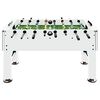 vidaXL Football Table Steel 60 kg 140x74.5x87.5 cm White