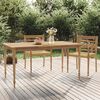 vidaXL Folding Bar Table 90x65x105 cm Solid Wood Teak