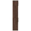 vidaXL Slim Storage Cabinet Brown Oak 40x42.5x225 cm Engineered Wood
