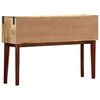 vidaXL Console Table 115x30x76 cm Solid Rough Mango Wood