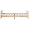 vidaXL Bed Frame without Mattress 140x200 cm Solid Wood Pine