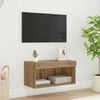 vidaXL TV Cabinet Artisan Oak 60 x 30 x 30 cm Engineered Wood
