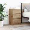 vidaXL Bedside Cabinets with 3 Drawers 2 pcs Artisan Oak 39x35x65 cm