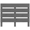 vidaXL Headboard Grey 100x3x80 cm Solid Wood Pine