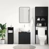 vidaXL Bathroom Cabinet Black 60x33x61 cm Engineered Wood