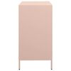 vidaXL Sideboard Pink 68x39x73.5 cm Cold-rolled Steel