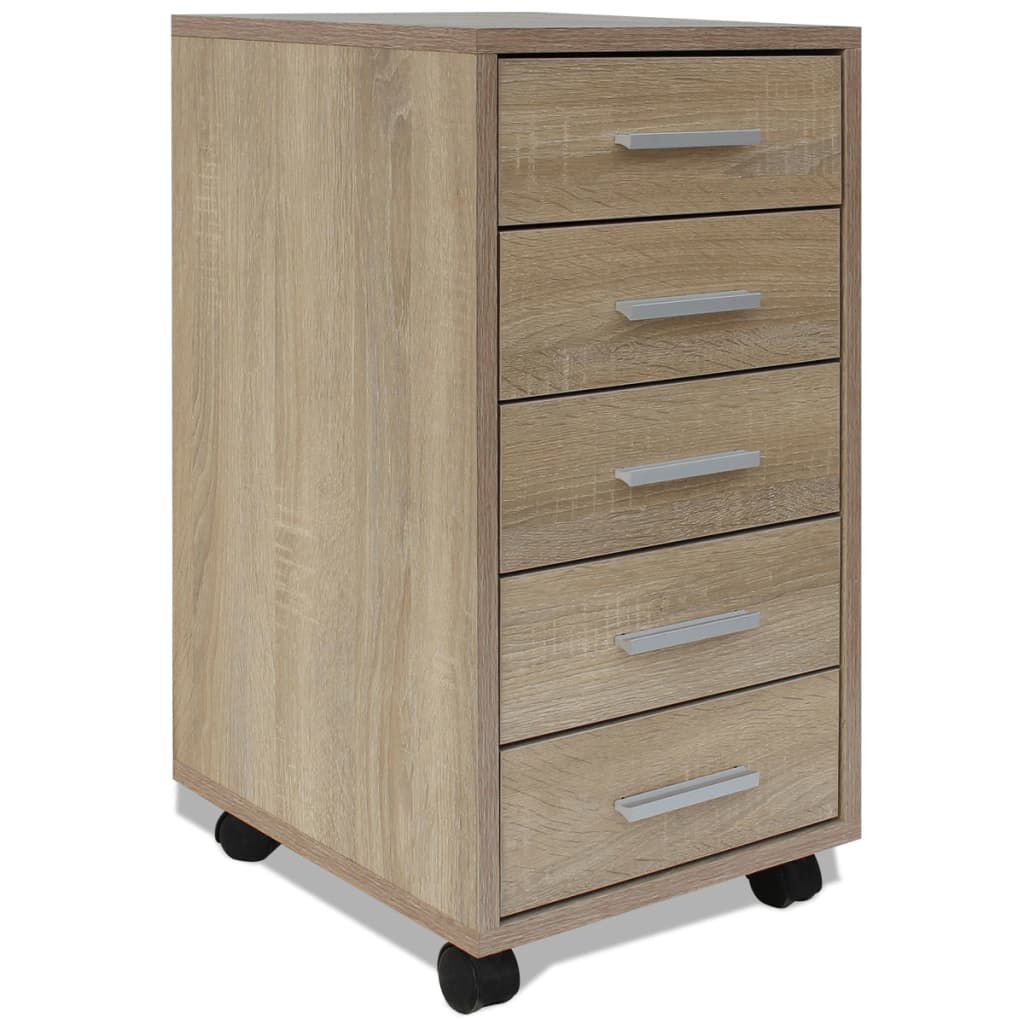 Oak shop office drawers