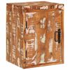 vidaXL Bedside Table Brown 35 x 33 x 48 cm Solid Reclaim wood