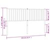 vidaXL Metal Replace Headboard Black 150 cm