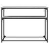 vidaXL Console Table Grey Sonoma 100x35.5x75 cm Engineered Wood