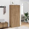 vidaXL Shoe Cabinet Artisan Oak 80x39x178 cm Engineered Wood