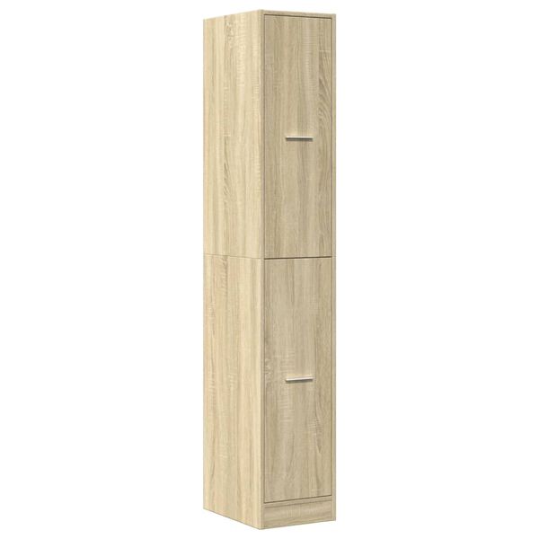 vidaXL Apothecary Cabinet&nbsp;Sonoma Oak 30x41x174.5 cm Engineered Wood