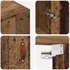 vidaXL Wall-Mounted Cabinet 2 pcs Old Wood 69.5 x 34 x 90 cm