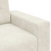 vidaXL Sofa Cream 160 x 77 x 82 cm Fabric