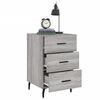 vidaXL Bedside Cabinet Grey Sonoma 40x40x66 cm Engineered Wood
