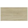 vidaXL Bookshelf Boards 8 pcs Sonoma Oak 80x40x1.5 cm Engineered Wood