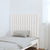 vidaXL Wall Headboard White 82.5x3x60 cm Solid Wood Pine