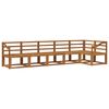 vidaXL Outdoor Sofa Set 6 pcs Natural Solid Acacia Wood
