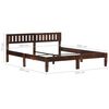 vidaXL Bed Frame without Mattress Solid Mango Wood 160 cm